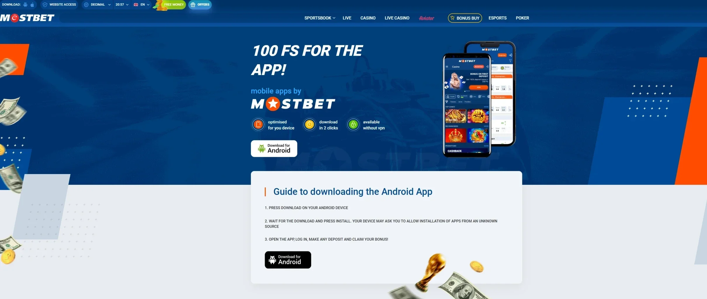 Mostbet ekran görüntüsü